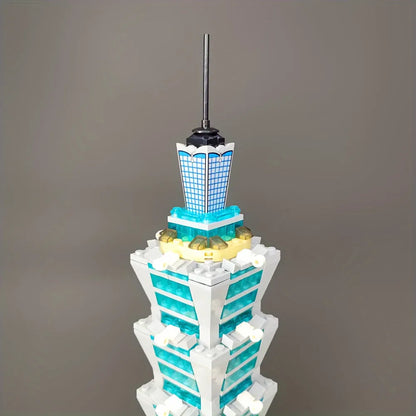 Wange MOC Building Block Set: Taipei 101 Tower, Model 5221