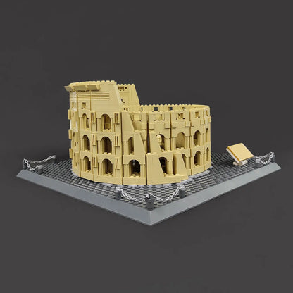 Wange MOC Building Block Set: Italy Rome Colosseum, Model 5225