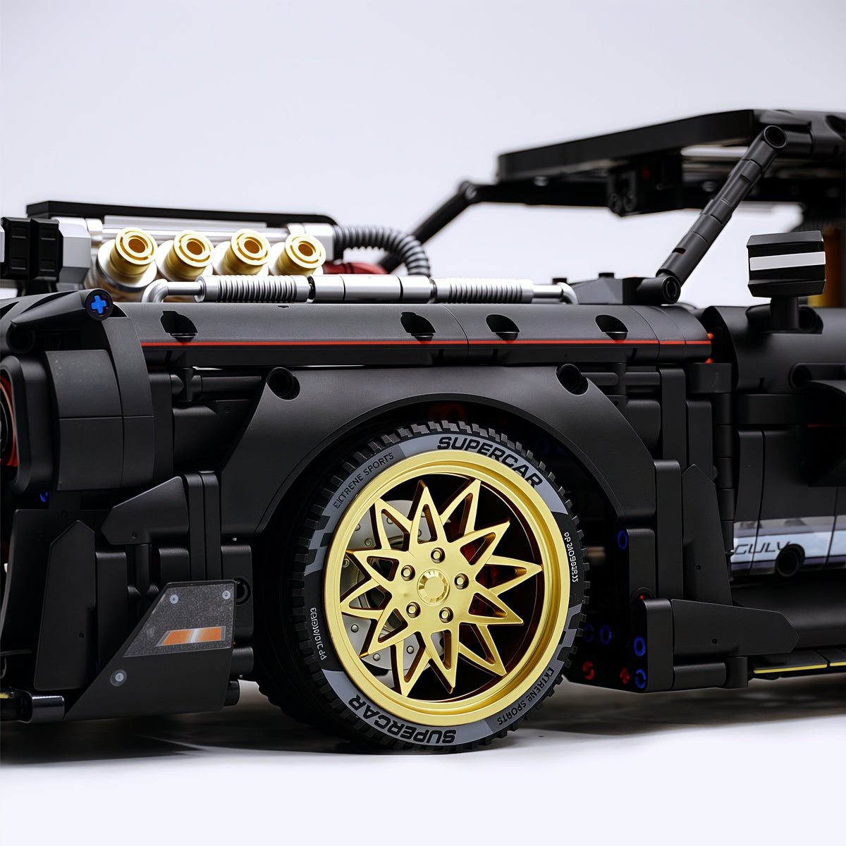 Trilumity Motorized Building Block Set: 1: 8 Dodge Challenger with Remote Control (3751-Piece)