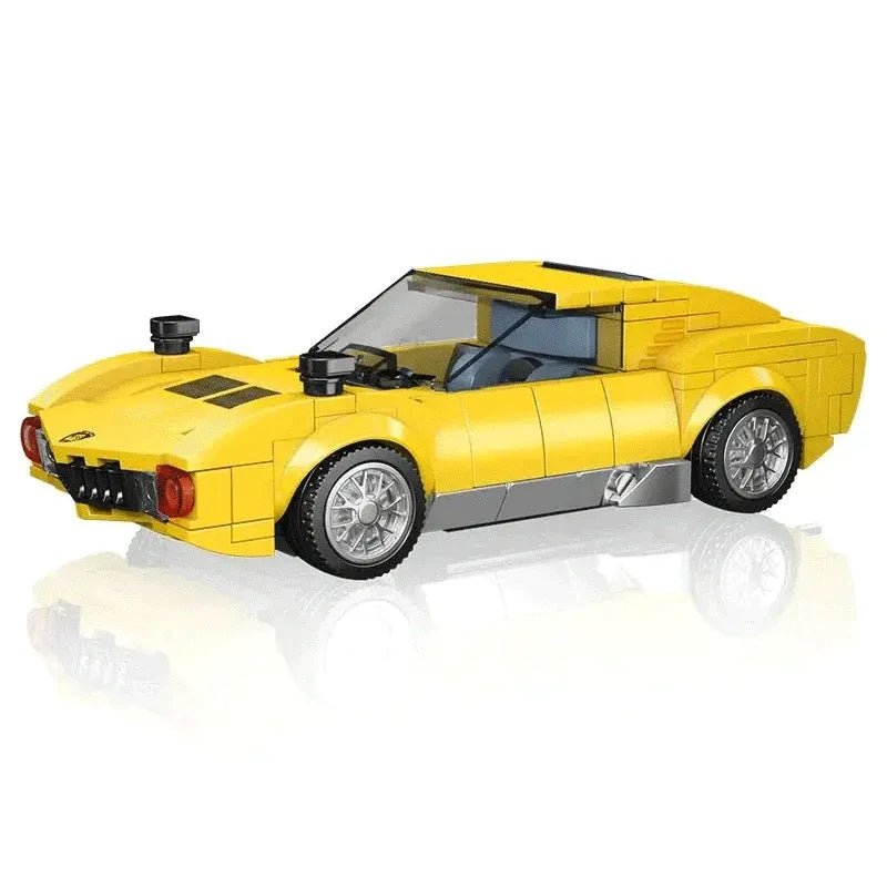 Mould King Building Block Set: Mini Lambo Miura Speed Champions Racers, Model K27039