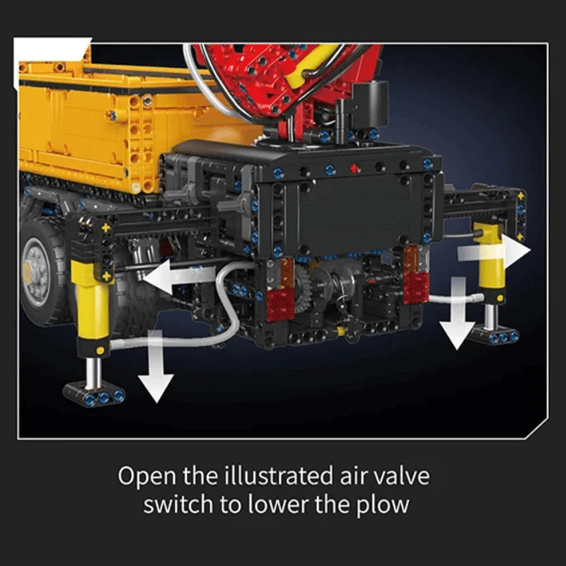 Trilumity Crane Truck Building Block Set, Remote Control, 4,012-Piece