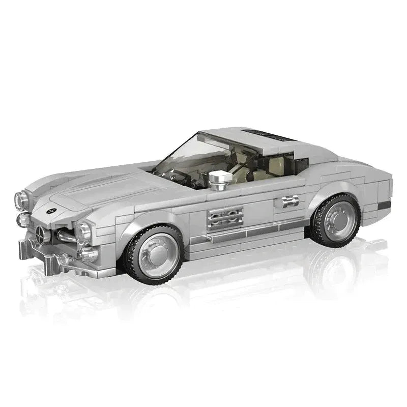 Mould King Building Block Set: Mini Mercedes-Benz 300SL Speed Champions Racers, Model K27037