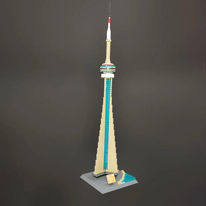 Wange MOC Building Block Set: Canada Toronto TV Tower, Model 4215