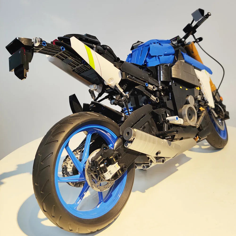 JieStar MOC Building Block Set: Suzuki GSX S1000 Motorcycle, Model 58014