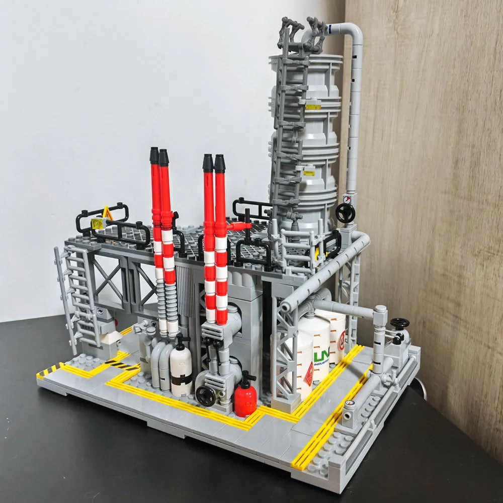 JieStar MOC Building Block Set: Experts MOC City Chemical Plant, Model JJ9015