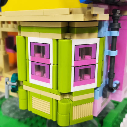 JieStar MOC Building Block Set: Balloon Up House, Model JJ9047