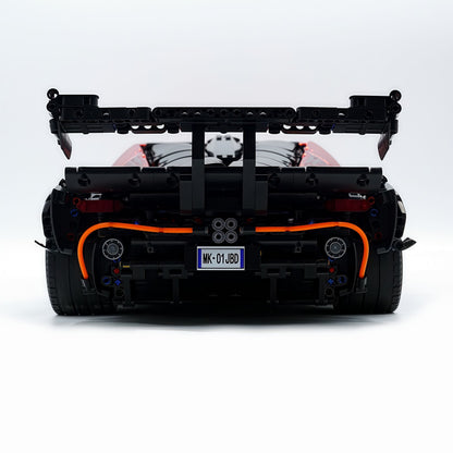 Trilumity Building Block Set: 1: 8 The Ultimate Italian Track-Only V12 Hypercar, Mirror Red Plated Limited Edition (4100+Piece)