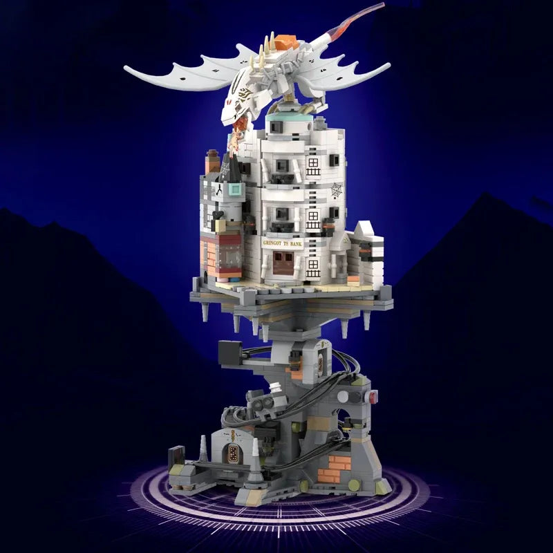 JieStar Building Block Set: Movie Expert Harry Potter Gringotts Ghost Castle, Model JD026