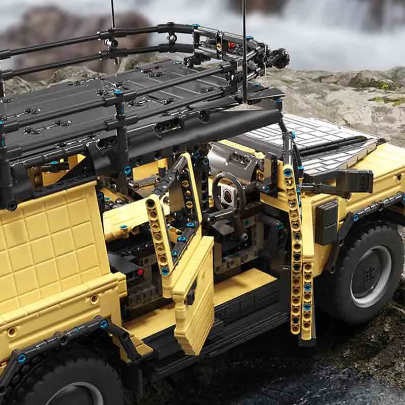 Happy Build MOC Building Block Set: Motorized Off Road Rock Glgan, Model YC23029