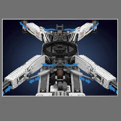 Mould King MOC Building Block Set: Motorized Liebherr LTM 11200 Crane, Model 17007