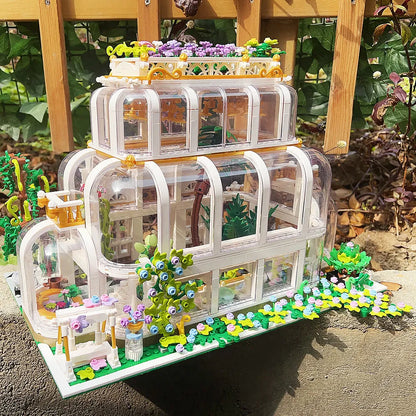 JieStar MOC Building Block Set: Neoclassical Botanical Garden, Model JJ9044