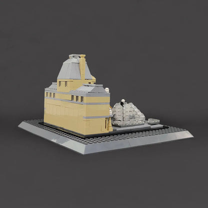 Wange MOC Building Block Set: Paris The Louvre, Model 4213