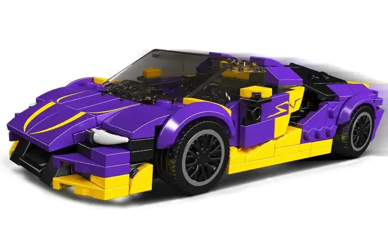 Mould King Building Block Set: Mini Centennial Bull Car Speed Champions, Model K27054