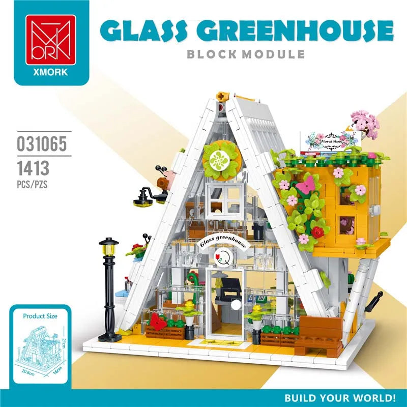 MORK MOC Building Block Set: Flower Shop, Model 031065