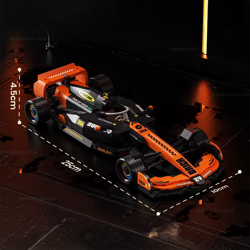 Trilumity Building Block Set: 1:18 F1 Racing Woking Hypercar Mcl39 | 2025 Grand Prix Champion(956Piece)