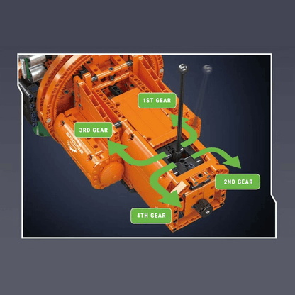 Trilumity Motorized Building Block Set: Scania Inline-6 Truck Engine (3236-Piece)