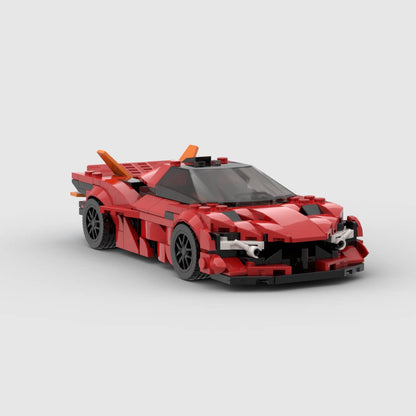 Trilumity MOC Building Block Set: 1:24 Apollo Supercar (300+-Piece) | MOC Building Set