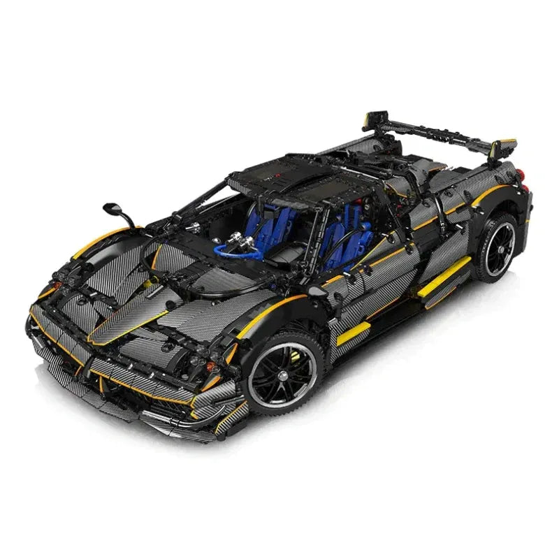 Mould King MOC Motorized Building Block Set: Supercar Pagani Huayra Racing Car, Model 13182