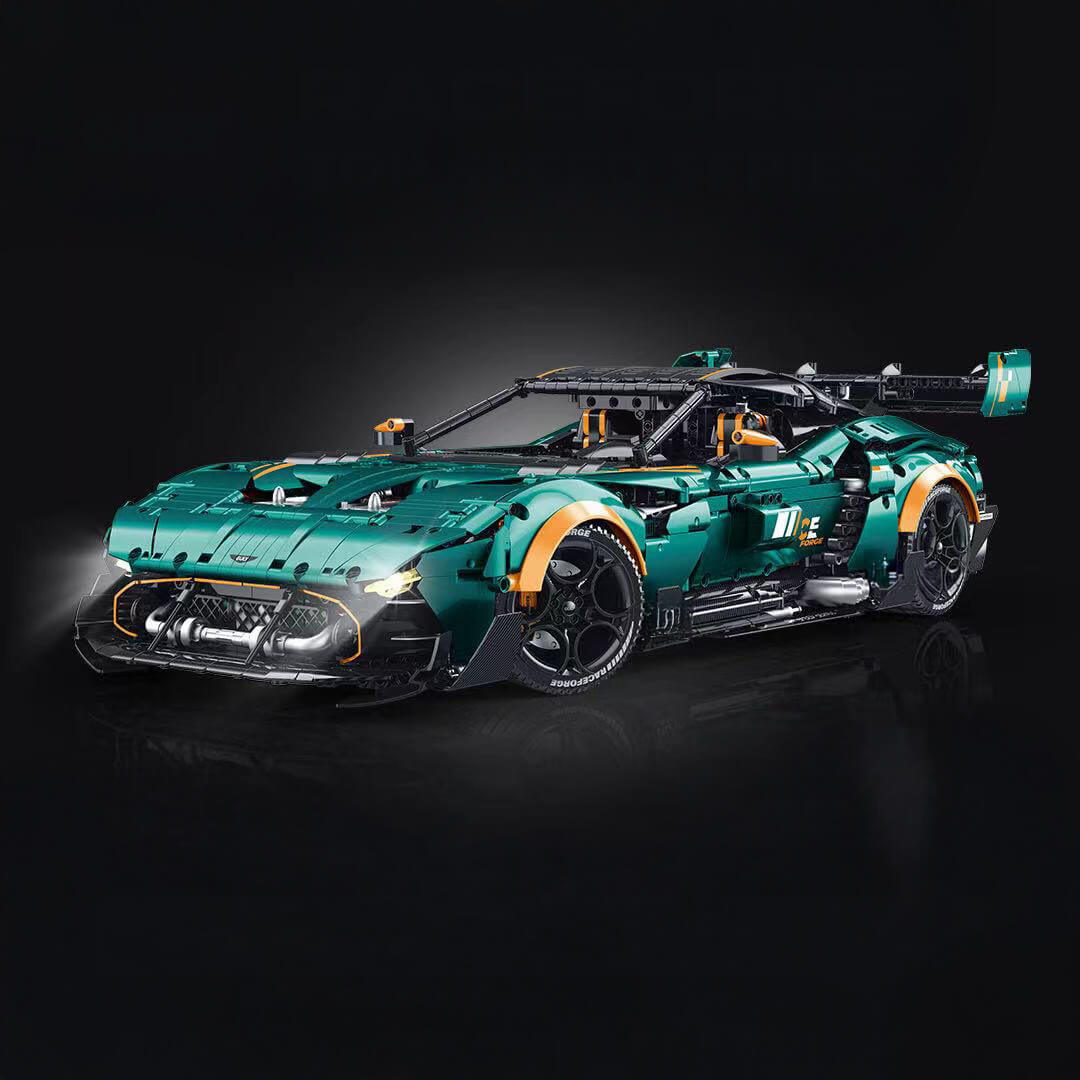 Trilumity Building Block Set: 1:8 Aston Martin Vulcan | British Racing Icon | 3794+-Piece