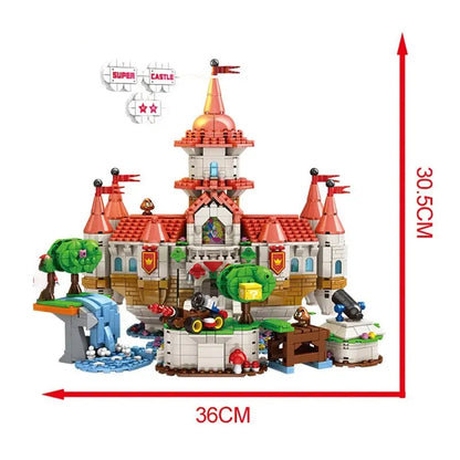 MOC Building Block Set: Movie Creator Expert Super Mario Castle