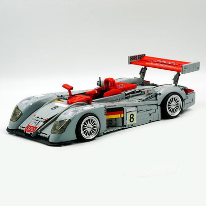Trilumity Building Block Set: 1:8 Audi R8 Lmp 2000 | Remote Controlled | Genuine Authorization | 2426-Piece