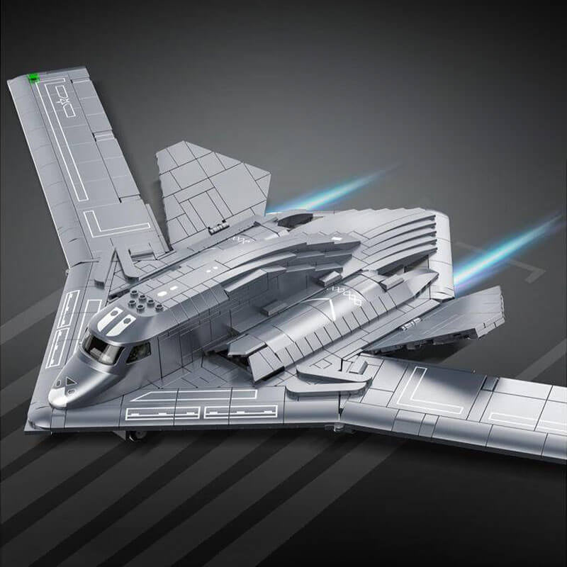 Trilumity H-20 Long Range Bomber Building Block Set, 1,380-Piece