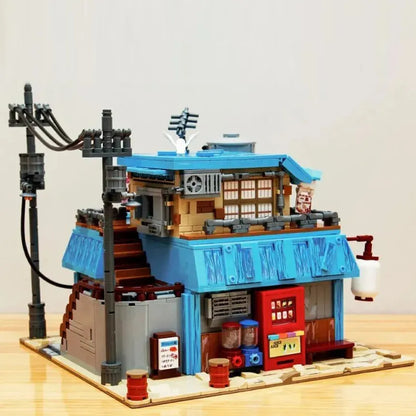 MOC Building Block Set: Movie Expert Japanese Noodle Shop House, Model 20509