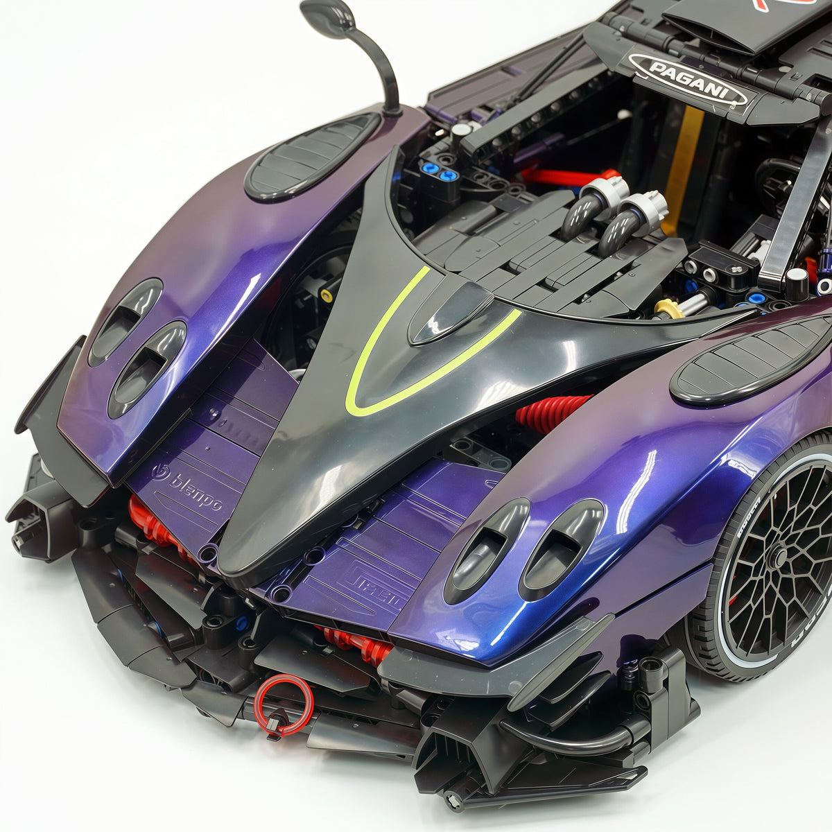 Trilumity Building Block Set: 1:8 Pagani Zonda R | Chameleon Metallic Paint Italian Hypercar (3300+-Piece)