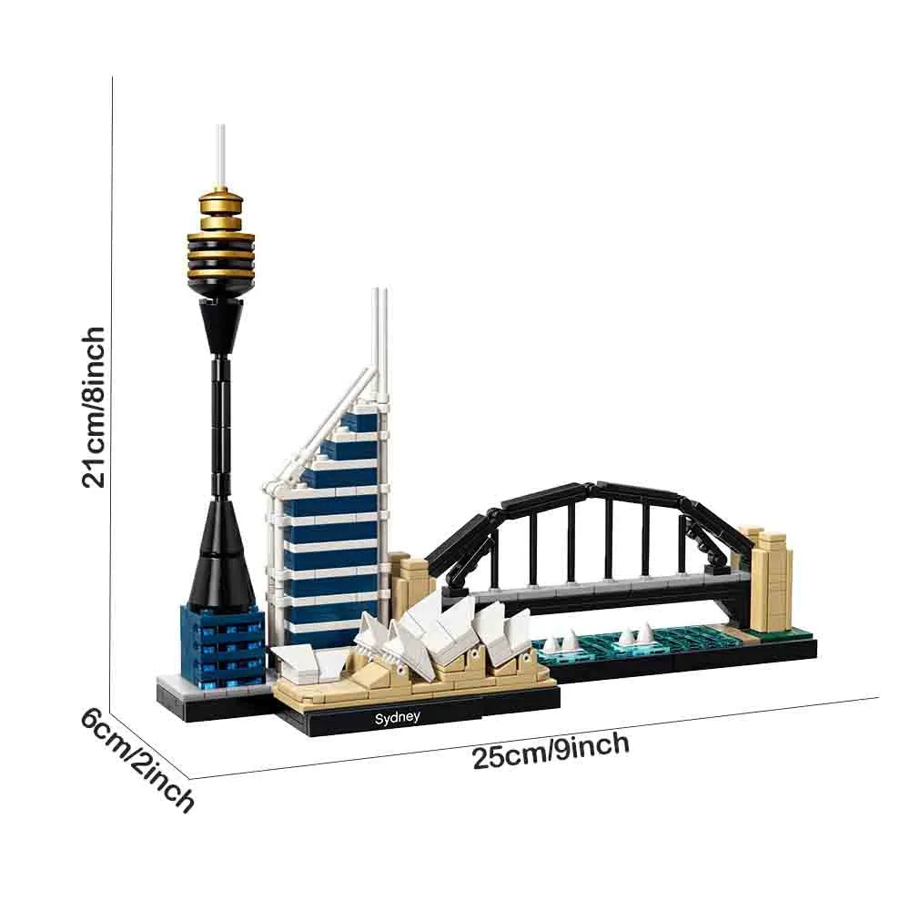 MOC Building Block Set: Sydney Skyline, Model 22887