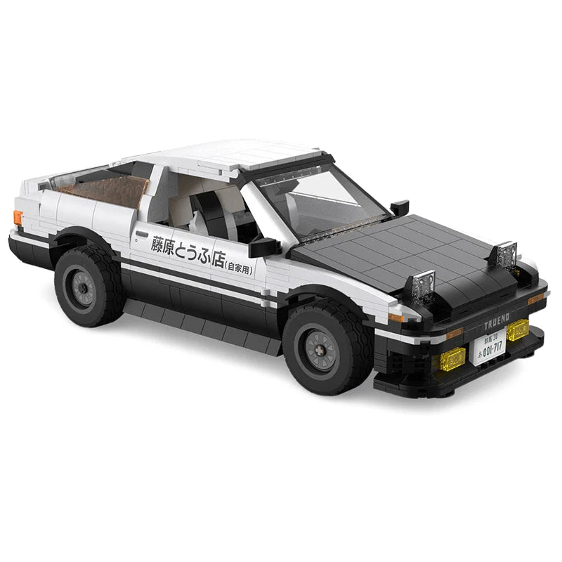 Trilumity Building Block Set: Initial D Toyota Ae86, Genuine Authorized collector's Edition(1324-Piece)