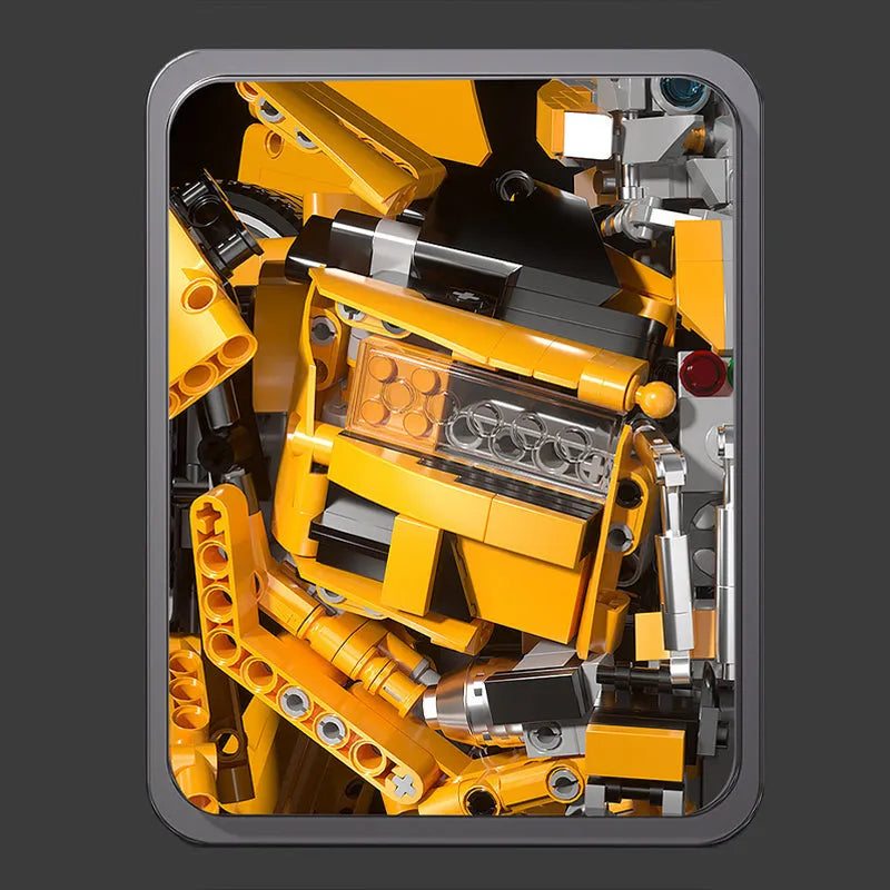 MOC Building Block Set: Mech MOC Metamorphic Bumblebee Robot, Model V5014