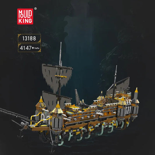 Mould King MOC Building Block Set: Pirates of Caribbean MOC Silent Mary, Model MK13188