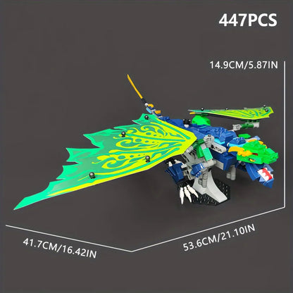 JieStar MOC Building Block Set: Movie MOC Legendary Dragon, Model JJ9017