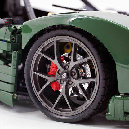 Trilumity Building Block Set: 1:8 Pagani Utopia Custom Avocado Green Paint – The Ultimate V12 Italian Hypercar (4688-Piece)