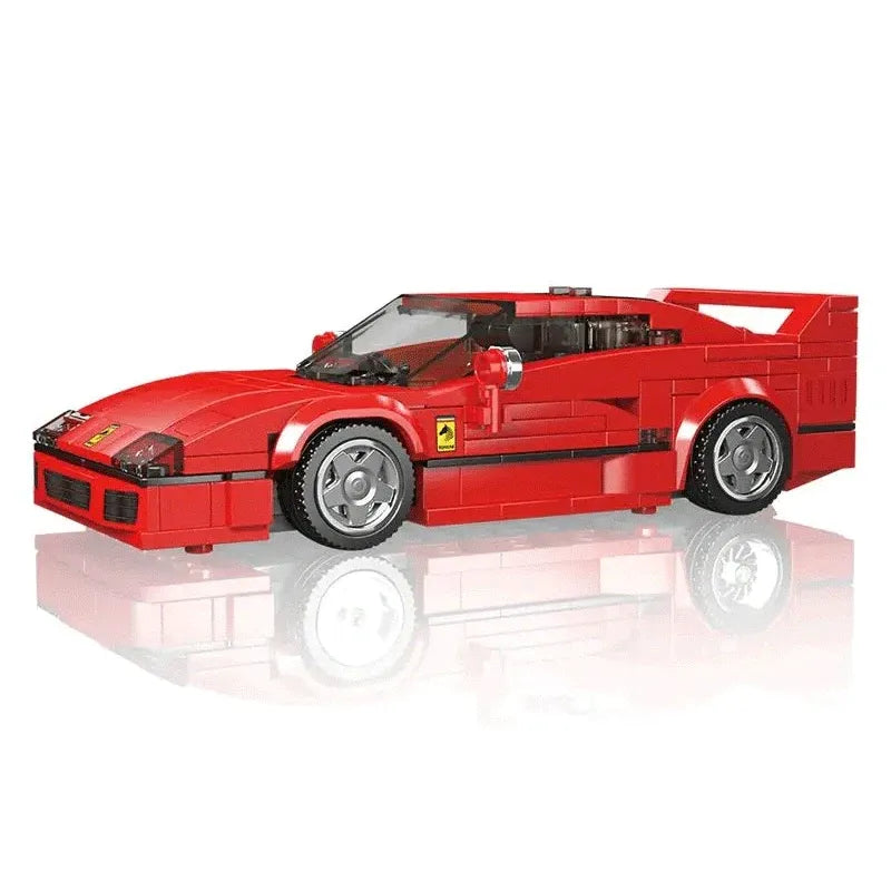 Mould King Building Block Set: Mini Ferrari F40 Speed Champions Racers, Model K27038