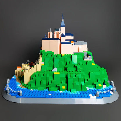 Wange MOC Building Block Set: Famous Saint Michel Mount, Model 6233