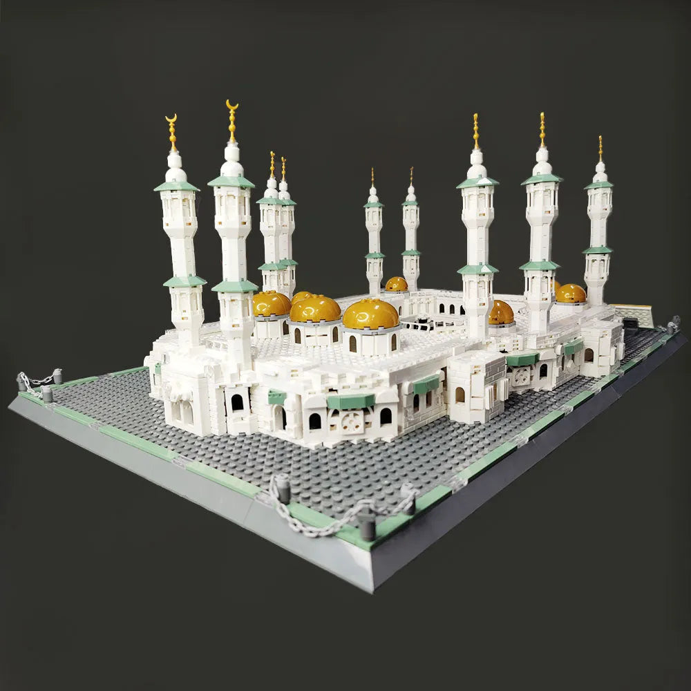Wange MOC Building Block Set: Great Mecca Grand Mosque