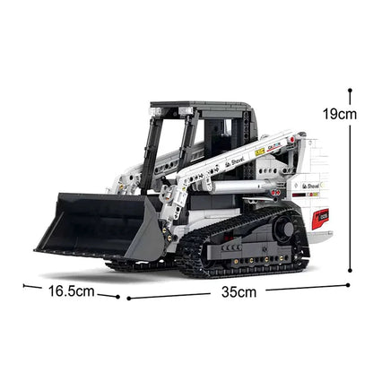 Trilumity Bobcat Track Loader Building Block Set, Remote Control, 1,365-Piece