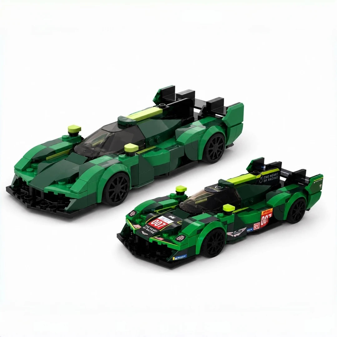 Trilumity Building Block Set: Aston Martin Valkyrie Amr-Lmh #007 | Includes a complete set of stickers| 349Piece