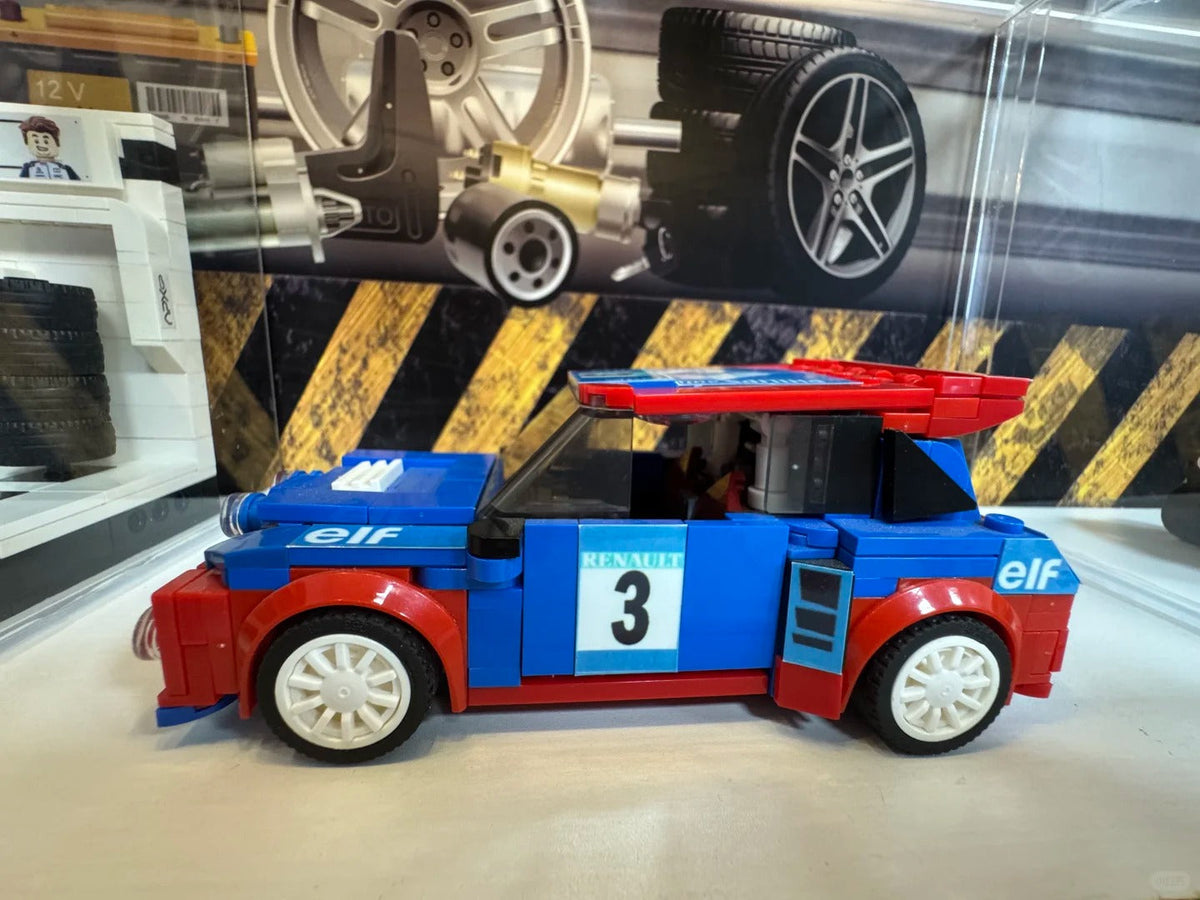 Trilumity Building Block Set: Renault 5 Maxi Turbo | 396Piece | 1980s Rally Cars Speed Champions