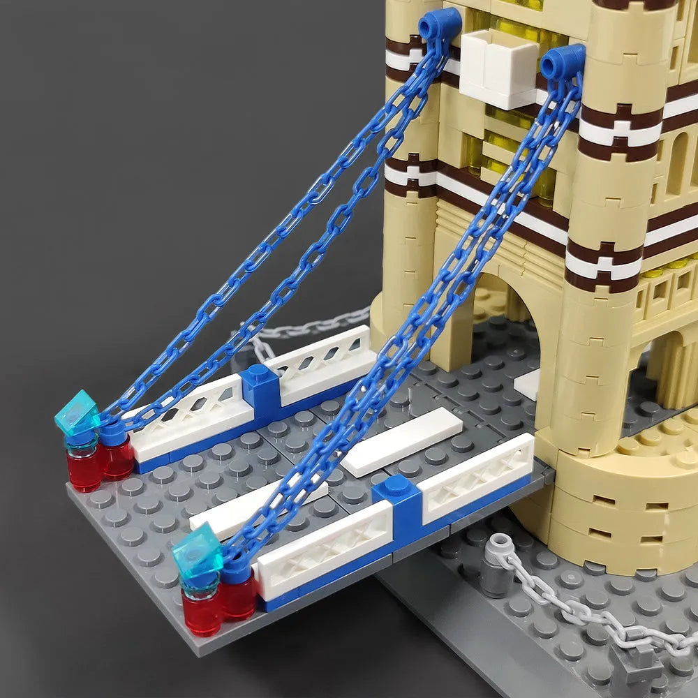 Wange MOC Building Block Set: London Tower Bridge, Model 5215