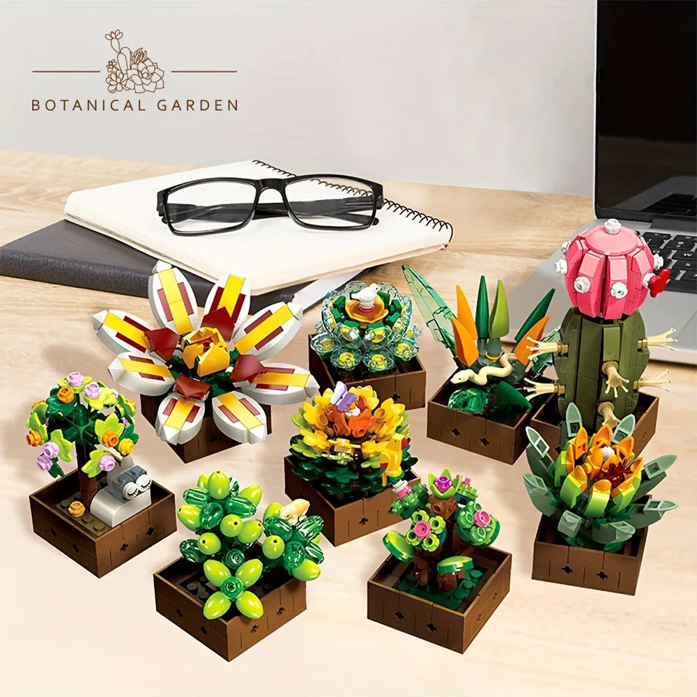 JieStar Building Block Set: Botanical Garden, Model JJ9037