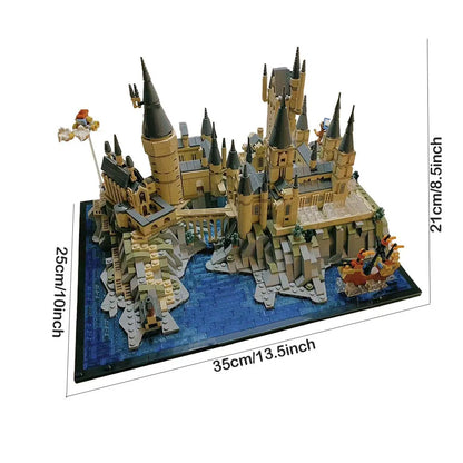 JieStar MOC Building Block Set: Harry Potter MOC Hogwarts Castle and Grounds, Model 88020