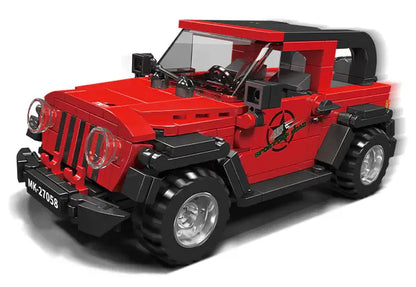 Mould King Building Block Set: Mini Wrangler Speed Car Champions, Model K27058