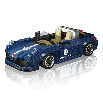 Mould King Building Block Set: Mini Porsche 911 Targa Speed Champions, Model K27040