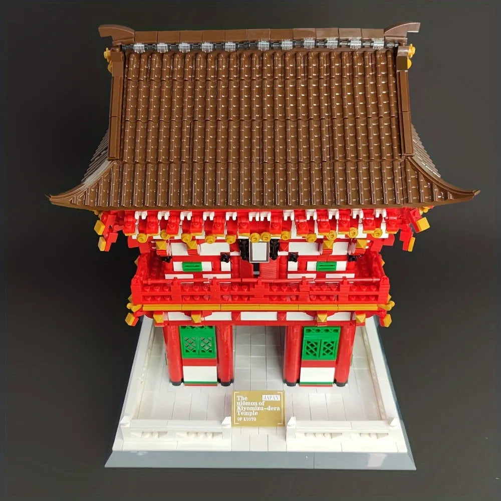 Wange MOC Building Block Set: Japanese City Temple, Model 6212