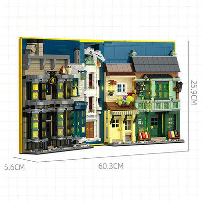 JieStar Building Block Set: Harry Potter Wand Shop Wizard Books, Model JJ9058