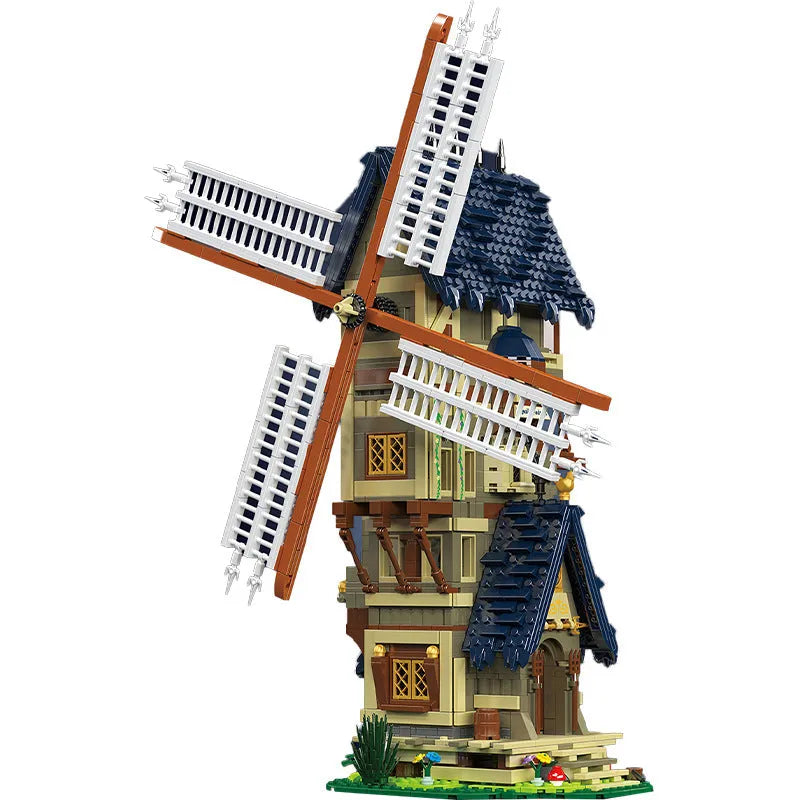 Mould King MOC Building Block Set: Medieval City Windmill, Model K10060