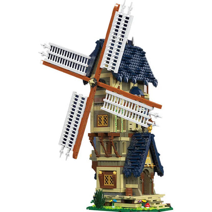 Mould King MOC Building Block Set: Medieval City Windmill, Model K10060