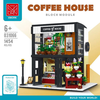 MORK Building Block Set: Flower Coffee House, Model 031066